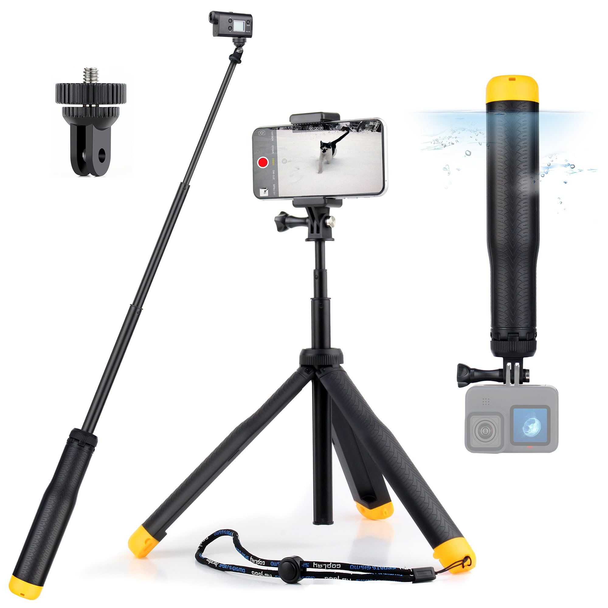 gepuly Gepuly Floating Hand Grip Selfie Stick