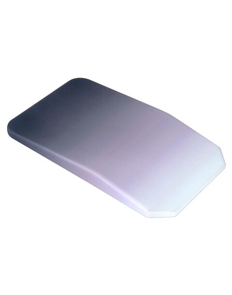 QWORK Ergonomic Memory Foam Mouse Pad with Wrist Support - 11.4&quot; x 7&quot; Non-Slip Base, Hypoallergenic Cover, and Optimal Tilt - Black Gradient