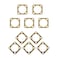 UAUS 10 Pcs Brass Cylinder Head Cover Gasket for 66cc 80cc 2 Stroke Engine Motorized Bicycle Bike