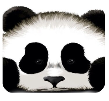 Custom Cute Panda Gaming Mouse Pad Durable Office Accessory Rubber Mousepad Mat