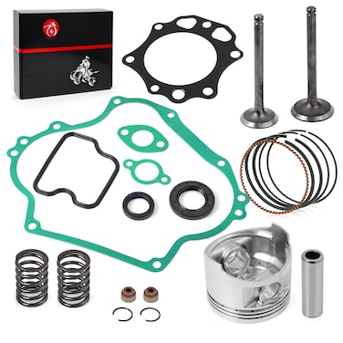 290cc FE290 Engine Rebuild Gasket Kit Oversize 0.5mm Piston &amp; Ring Seal Intake Exhaust Valve for Club Car Golf Cart DS Predent 1016447 1016448 1023047-01