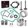 290cc FE290 Engine Rebuild Gasket Kit Oversize 0.5mm Piston &amp; Ring Seal Intake Exhaust Valve for Club Car Golf Cart DS Predent 1016447 1016448 1023047-01