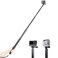 79inch Long Selfie Stick for GoPro 13/12 11 10 9 8 7 6 5 Blcak 4 Silver Go Pro Max Session, DJI Osmo Action 5 4 3 2,AKASO,Insta360 One RS R Cameras, 45-200cm Extendable Pole Monopod