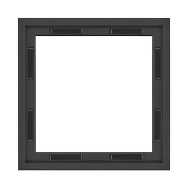MCS Canvas Float Frames 12x12 Frame, Black Square Frame for Finished Canvases, Vertical &amp; Horizontal Wall Hanging Frame for Canvas Paintings (1-Pack)