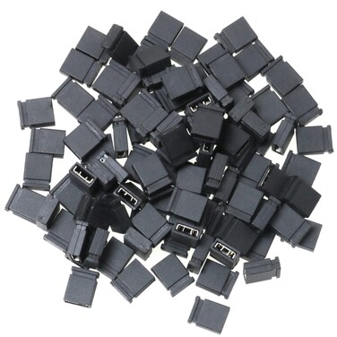 2.54mm Jumper Cap MEETOOT 200PCS 2.54mm Standard Pin Header Jumper Caps Short Connection Block Circuit Board Shunts Short Circuit Cap for Hard Drive CD DVD Motherboards DIY Accessories Black
