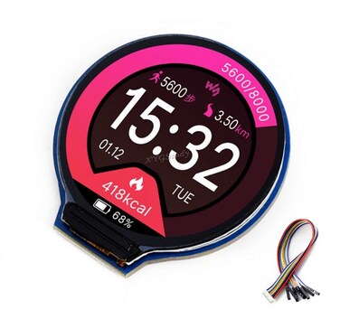 for Raspberry Pi 1.28 inch Round LCD Screen Display Module 240&times;240 Resolution SPI Interface @XYGStudy, 1.28inch LCD Module