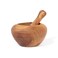Lipper International Olive Wood Mortar and Pestle Set for Grinding Herbs and Spices