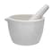EISCO Porcelain Mortar &amp; Pestle Set, 13.5oz (400ml) - Heavy Duty - Unglazed Grinding Surface - Excellent for Kitchen or Laboratory - Grinds Powdered Chemicals, Herbs, Spices, Pills - White Labs