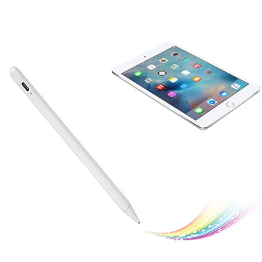 Electronic Stylus for iPad Mini 4 7.9" Pencil,Active Capacitive Pencil Compatible with Apple iPad Mini 4 7.9-inch Stylus Pens,Good on Drawing and Writing Type-C Rechargeable Pen, White