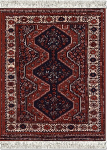 Lextra&reg; (Freud), MouseRug&reg;, Rust and Cream, 10.25" x 7.125", one