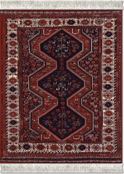 Lextra&reg; (Freud), MouseRug&reg;, Rust and Cream, 10.25&quot; x 7.125&quot;, one