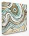Stupell Home D&eacute;cor Aqua Geode Stone Stretched Canvas Wall Art, 17 x 1.5 x 17, Proudly Made in USA