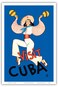 Visit Cuba - Native Cuban Dancer with Maracas - Vintage Travel Poster by Conrado Walter Massaguer c.1935 - Master Art Print (Unframed) 12in x 18in