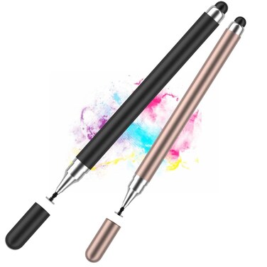 Capacitive Stylus Pens for Touch Screens-2 in 1 Stylists Pens，Universal Touch Screens Stylus Pen for iPad iPhone Tablets Samsung Galaxy All Universal Touch Screen Devices(2 Pack)