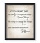 Poster Master Serenity Prayer Poster - God Grant Me Sign Print - Motivational Quote Art - Scripture Prayer Art - Gift for Men, Women - Minimal Decor for Bedroom, Living Room - 8x10 UNFRAMED Wall Art
