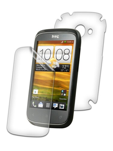 ZAGG HTCDCLE invisibleSHIELD for HTC Desire C (Full Body) - 1 Pack - Screen Protectors - Retail Packaging - Clear