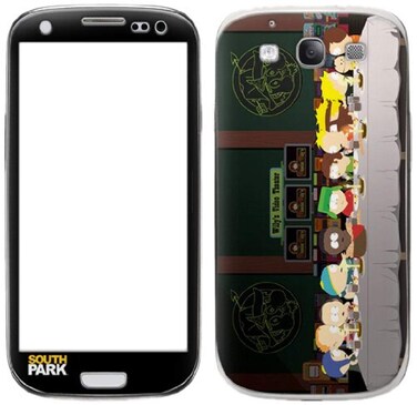 Zing Revolution South Park Premium Vinyl Adhesive Skin for Samsung Galaxy S III, The Last Pizza Party (MS-SPRK100415)