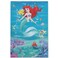 Disney The Little Mermaid Ariel Underwater Scene Gallery Wrapped Canvas Wall Decor - Fun Little Mermaid Wall Art for Home Decor