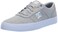 DC Men's Teknic TX SE Skate Shoe, Light Grey, 7