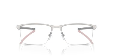 Scuderia Ferrari FZ7003 Prescription Eyewear Frames, Brushed Silver/Demo Lens, 57 mm