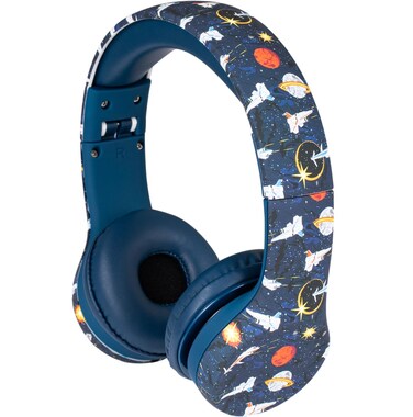 Snug Play+ Kids Headphones with Volume Limiting for Toddlers (Boys/Girls) - Space