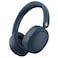 Edifier V80 Hybrid Active Noise Cancelling Bluetooth Headphones, Wireless Over Ear Headset with 45H Playtime, Wired Hi-Res Audio Fast Charging Multipoint Connection for Home Travel Office - Navy Blue