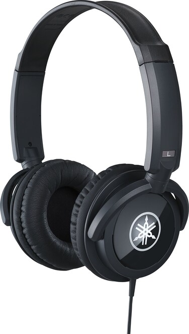 YAMAHA HPH-100 Headphones, Quality Sound and deep bass, Over The Ear, Wired Musicians Headphones, in Black