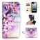 Ajour Pty Ltd for iPhone 8, iPhone 7, iPhone SE 2 (2020), Designed Flip Wallet Phone Case Cover, A22015 Cherry Bloom Flower 22015