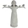 Design Toscano Basking in Glory Little Girl with Birds Outdoor Garden Statue, Medium, 16 inches tall, Cast Stone Resin, Two Tone Stone Finish