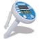 SWIMLINE HYDROTOOLS Solar Powered Digital LCD Thermometer Large Floating Easy Read For Water Temperature Shatter Resistant With String For Outdoor And Indoor Swimming Pools Spas Ponds Bathtubs