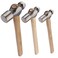 3 Packs Ball Peen Hammer Set, 16oz &amp; 24oz &amp; 32oz, Ball Pein Hammers with Forged Steel Head &amp; Wood Handle, by GENHAKON.