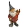 Garden Gnome Statue - Digger the Gnome - Outdoor Garden Gnomes - Funny Lawn Gnome Statues