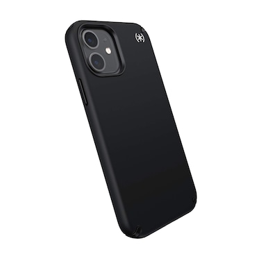 Speck iPhone 12 Case - Drop Protection Fits iPhone 12 Pro Case &amp; iPhone 12 Phones - Scratch Resistant, Slim Design, Compatible Wireless Charging - Black, White Presidio2 PRO