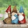 Exhart Garden Gnomes, See No, Hear No, Speak No Evil Garden Gnome Statue, Hand Painted Outdoor Garden Decorations, 12 x 9 Inch