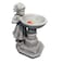 Design Toscano Georgina's Garden Gaze Child at Birdbath Statue