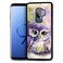 for Samsung S9+, Galaxy S9 Plus, Durable Protective Soft Back Case Phone Cover, HOT12318 Owl Paint