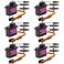 CenryKay MG90S Servo, Helicopter QC Module 9G Servo Motor Metal Gear Micro Servo Motor Smart Robot Helicopter Plane Boat for Arduino Raspberry Pi Project(6PCS)
