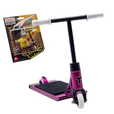 TAILWHIP Finger Scooter Metal, Durable Mini Scooter for Incredible Tricks, Compatible with Tech Deck Fingerboards, Bikes &amp; Skate Parks, Improve Hand Motor Skills, Perfect Toy for Kids &amp; Adults, mb