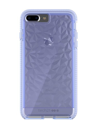 Tech21 Evo Gem Mobile Phone Protective Case with Drop Protection - Compatible with iPhone 7 Plus and iPhone 8 Plus - Lilac - Bulk Packaging
