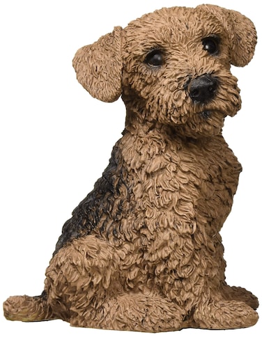 Design Toscano Airedale Puppy Dog Statue