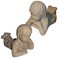 EMSCO Group Day Dreaming Boy and Girl Statues &ndash; Natural Sandstone Appearance &ndash; Made of Resin &ndash; Lightweight &ndash; 11&rdquo; Height