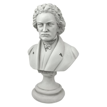 Design Toscano Composer Collection: Beethoven Sculpture, Antique Stone