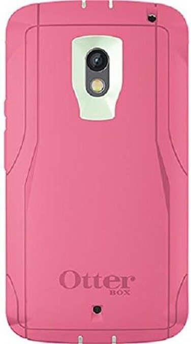 OTTERBOX Defender Series Case for Motorola Droid MAXX 2 - Retail Packaging - Melon POP (SAGE Green/Hibiscus Pink)