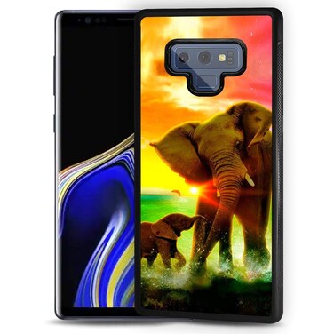 for Samsung Note 9, Galaxy Note 9, Durable Protective Soft Back Case Phone Cover, HOT12353 Elephant