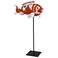 Design Toscano NG30478 Japanese Floating Koi Fish Asian Garden Statue, Large, Full Color Finish