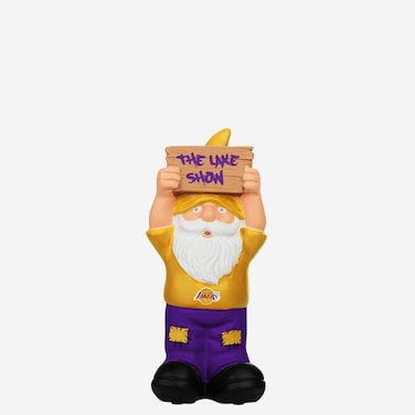 FOCO Los Angeles Lakers Slogan Sign Mini Gnome