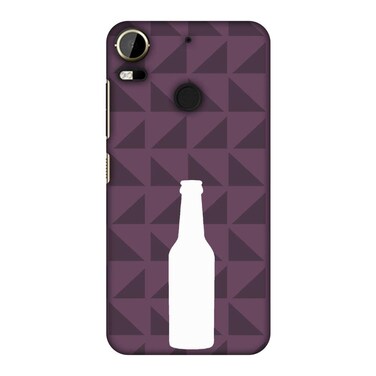 AMZER Slim Fit Handcrafted Designer Printed Snap On Hard Shell Case Back Cover for HTC Desire 10 Pro - Saturated Pink HD Color, Ultra Light Back Case