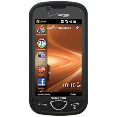 Amzer Silicone Skin Jelly Case for Verizon Samsung Omnia 2 i920 - Black