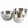 Babish Stainless Steel Mixing Bowl Set, 3-Piece