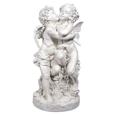 Design Toscano Bouguereaus First Kiss Angel &amp; Fairy